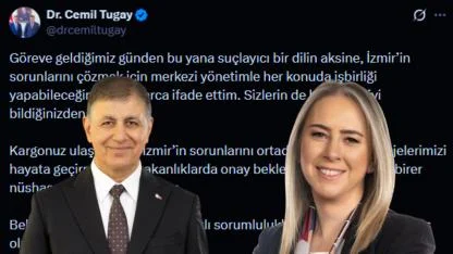 Tugay’dan Çankırı’ya yanıt: “İzmir’in bekleyen kredi dosyalarını da size iletelim”