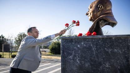 Başkan Eşki’den KKTC Parkı’nda anlamlı anma