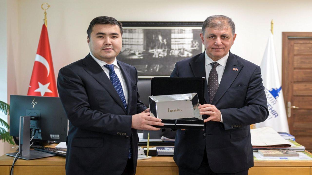 Başkan Tugay Kırgız Başkonsolos Toktobekoviç’i ağırladı