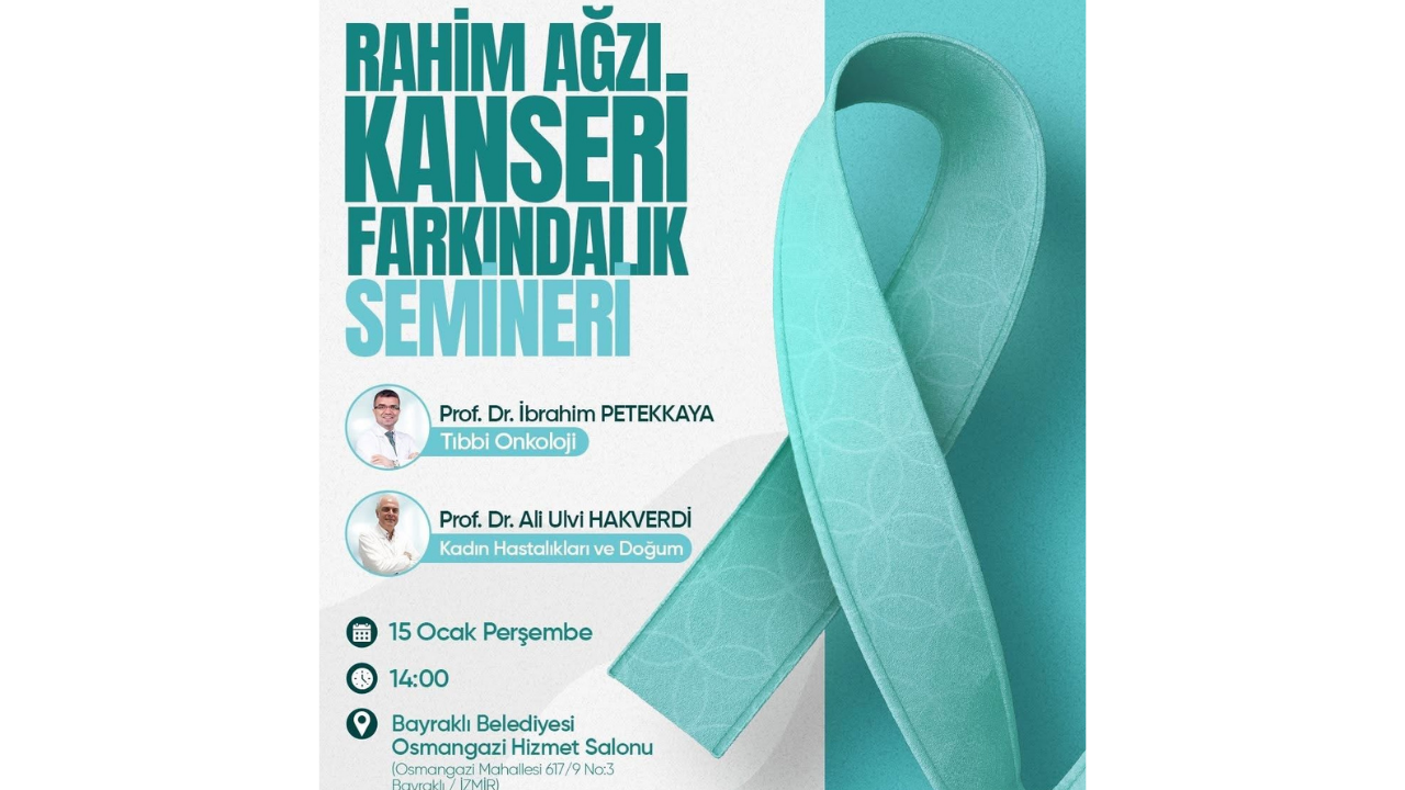 Bayraklı Belediyesi’nden Rahim Ağzı Kanseri Farkındalık Semineri