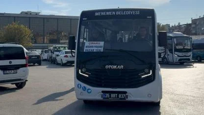 Menemen’de ulaşımın yıldızı ücretsiz ring servisler