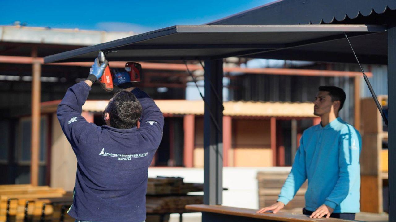 Mısır ve kestane tezgâhları yenilendi