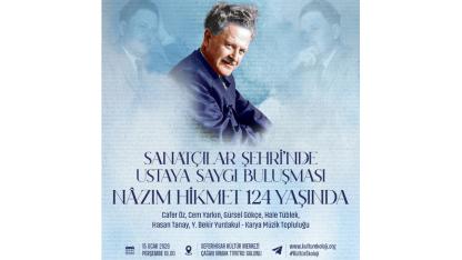 Nâzım Hikmet’in 124. yaşı Seferihisar’da kutlanacak