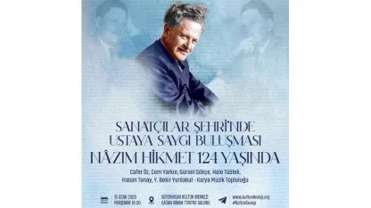 Nâzım Hikmet’in 124. yaşı Seferihisar’da kutlanacak