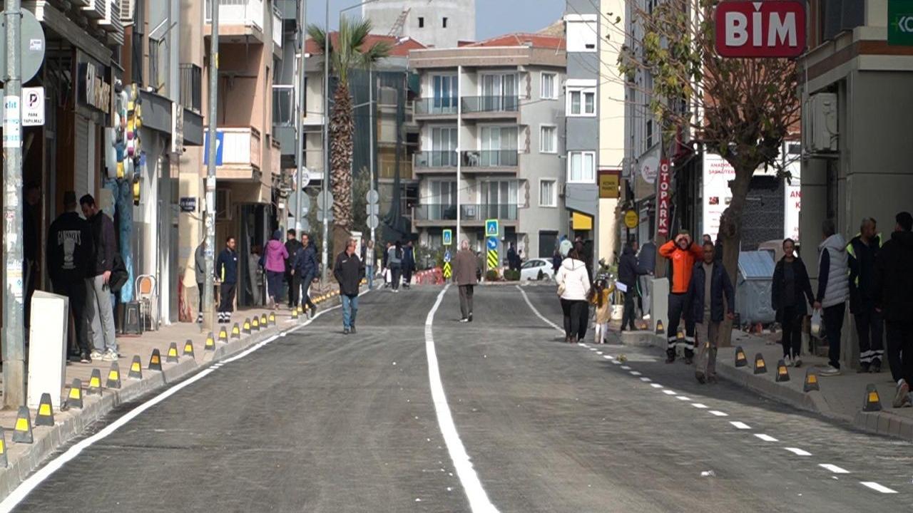 Seferihisar Şehit General Temel Cingöz Caddesi yenilendi