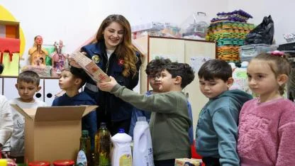 Bucalı minik ellerden büyük iyilik