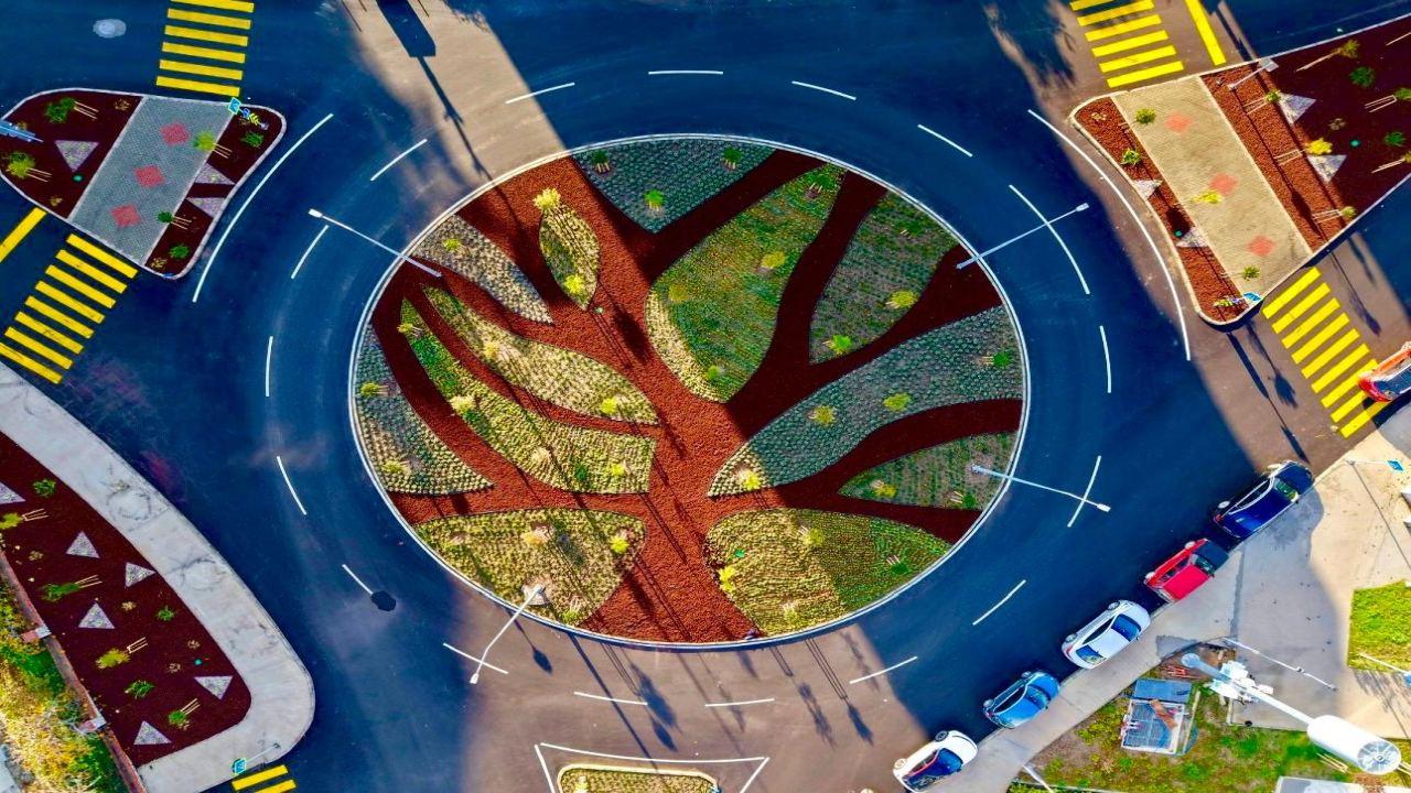 Kavşaklar sanat eserine dönüşüyor