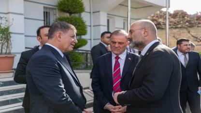 Özgür Özel ve Başkan Tugay Hatay'da