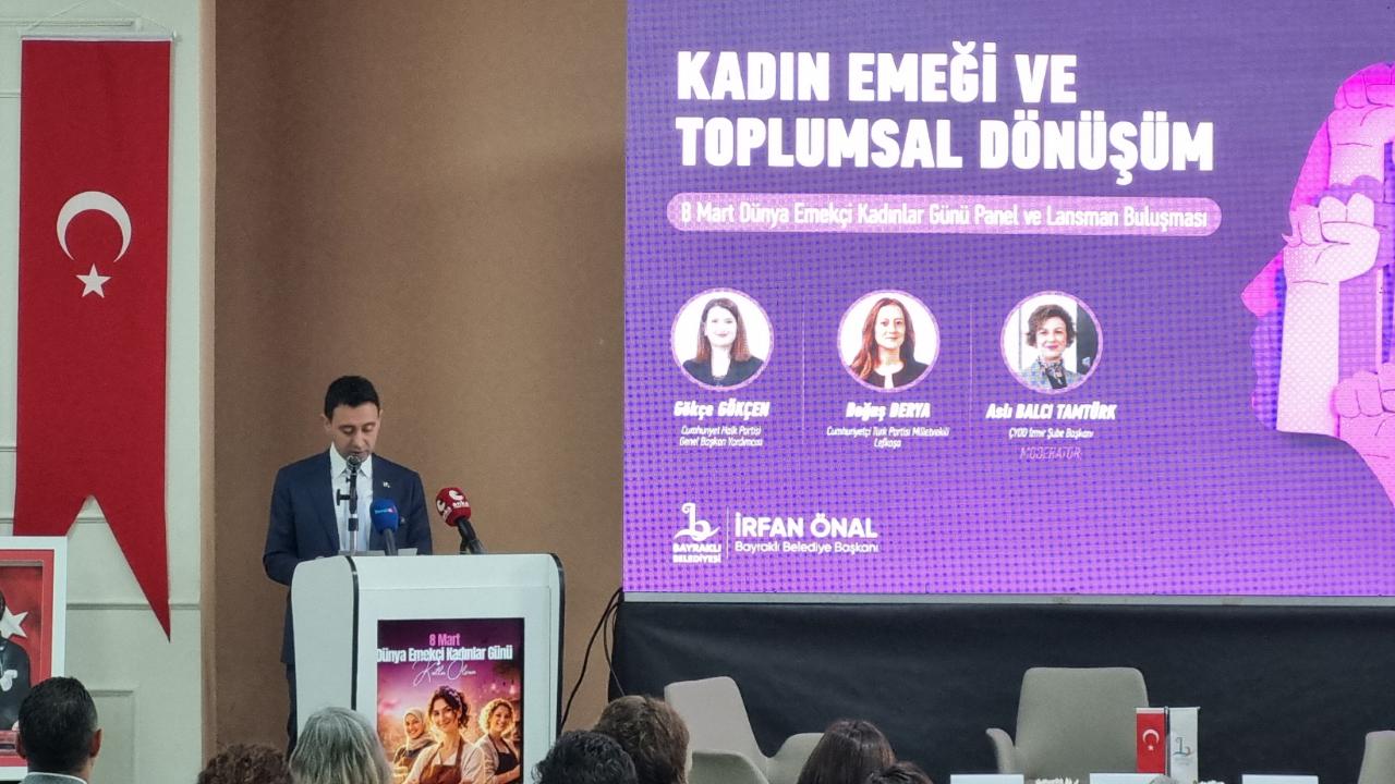 Bayraklı Belediyesi'nden '8 Mart' Paneli