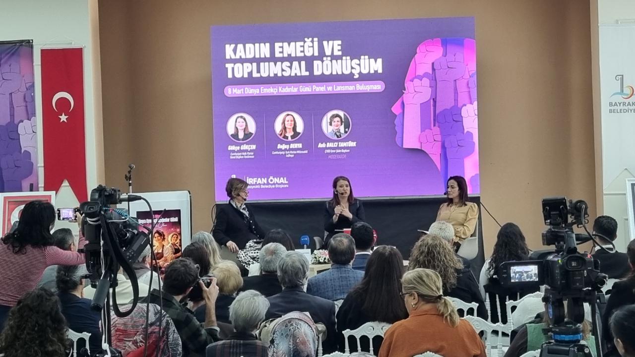 Bayraklı Belediyesi'nden '8 Mart' Paneli