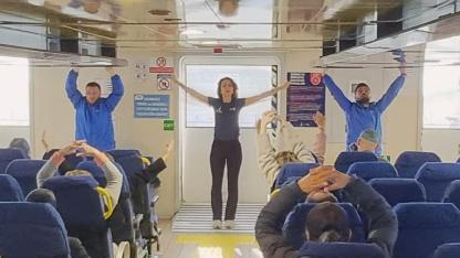 Bostanlı-Pasaport Vapurunda 8 Mart’a Özel “Sabah Sporu”