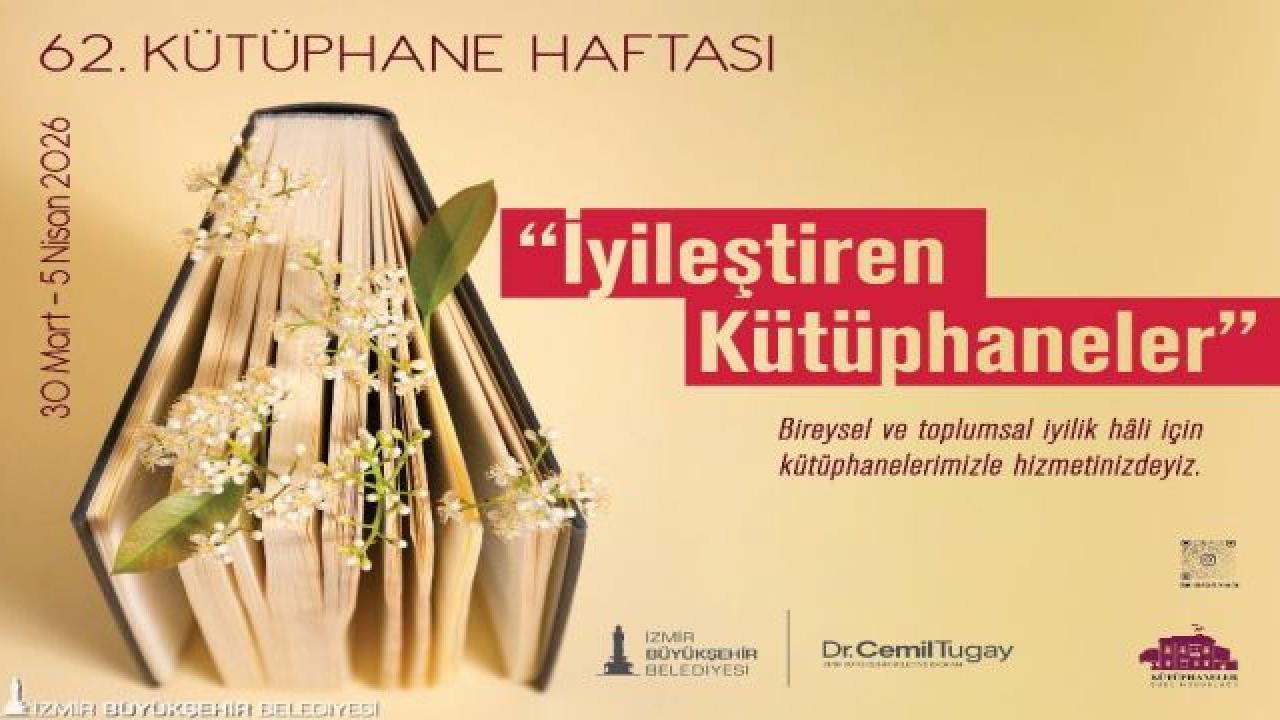 İzmir’de Kütüphaneler Haftası kutlanıyor