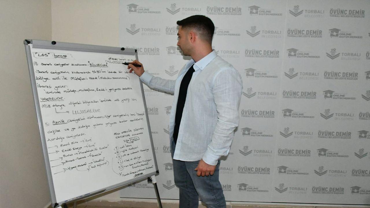 Torbalı belediyesi’nden öğrencilere ücretsiz lgs desteği