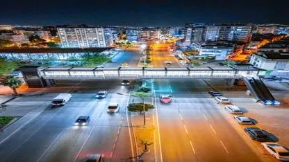 Yeni Girne Yaya Üst Geçidi hizmete açıldı