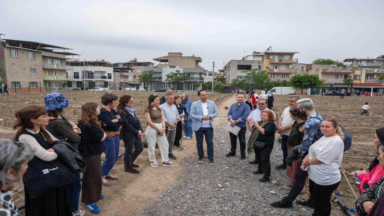 Avrupa’dan Bornova’ya kent bostanı incelemesi