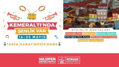 Kemeraltı’nda şenlik başlıyor