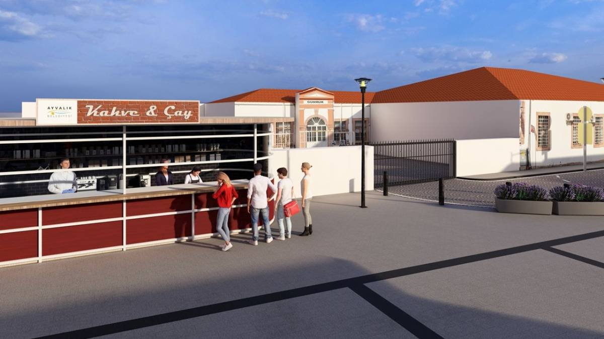 Ayvalık Denize Açılan Yeni Meydanına Kavuşuyor