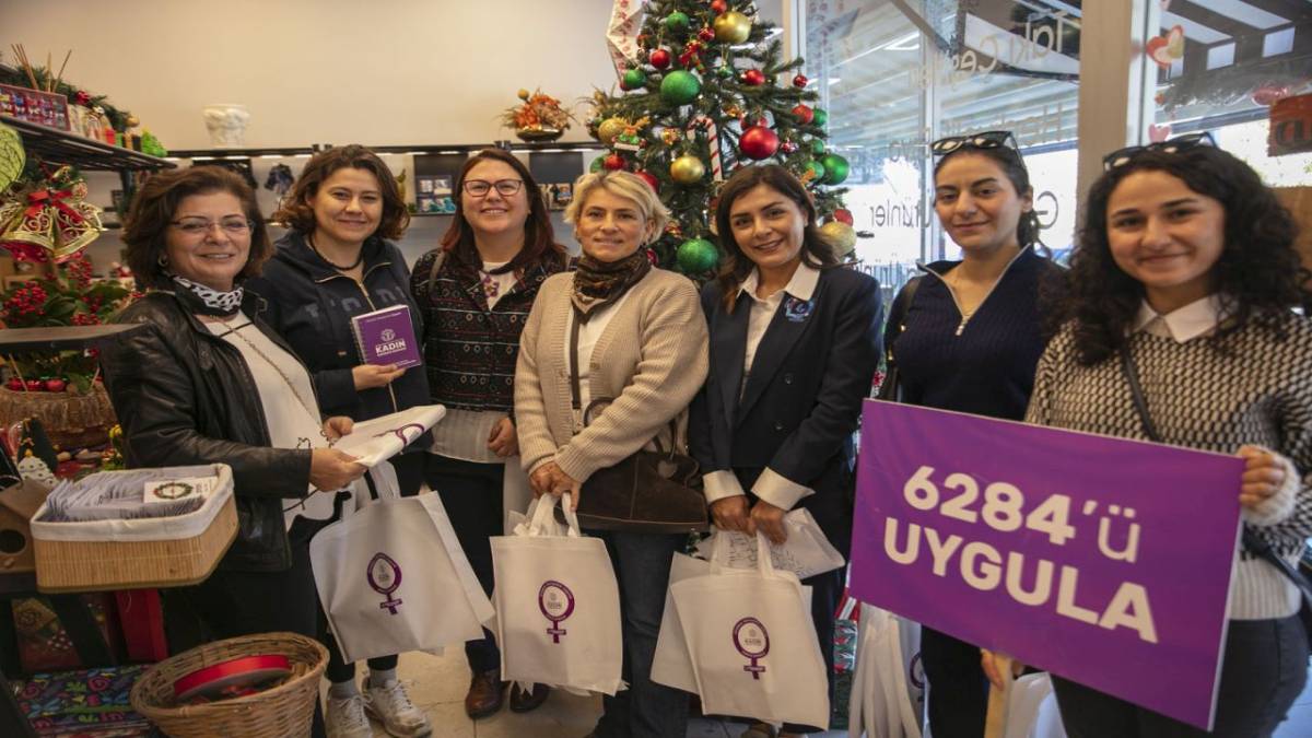 Güzelbahçe Kadına Şiddete Hayır Dedi