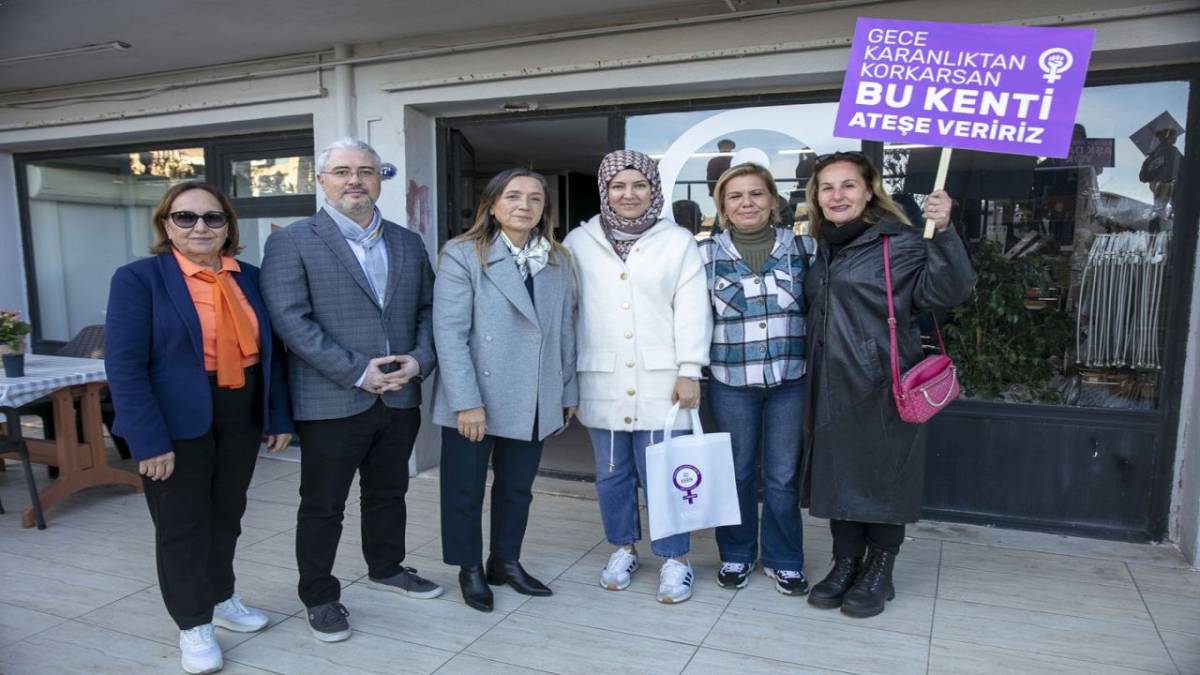 Güzelbahçe Kadına Şiddete Hayır Dedi